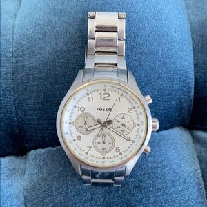 Fossil  Chronograph  Dial Stainless Steel Watch